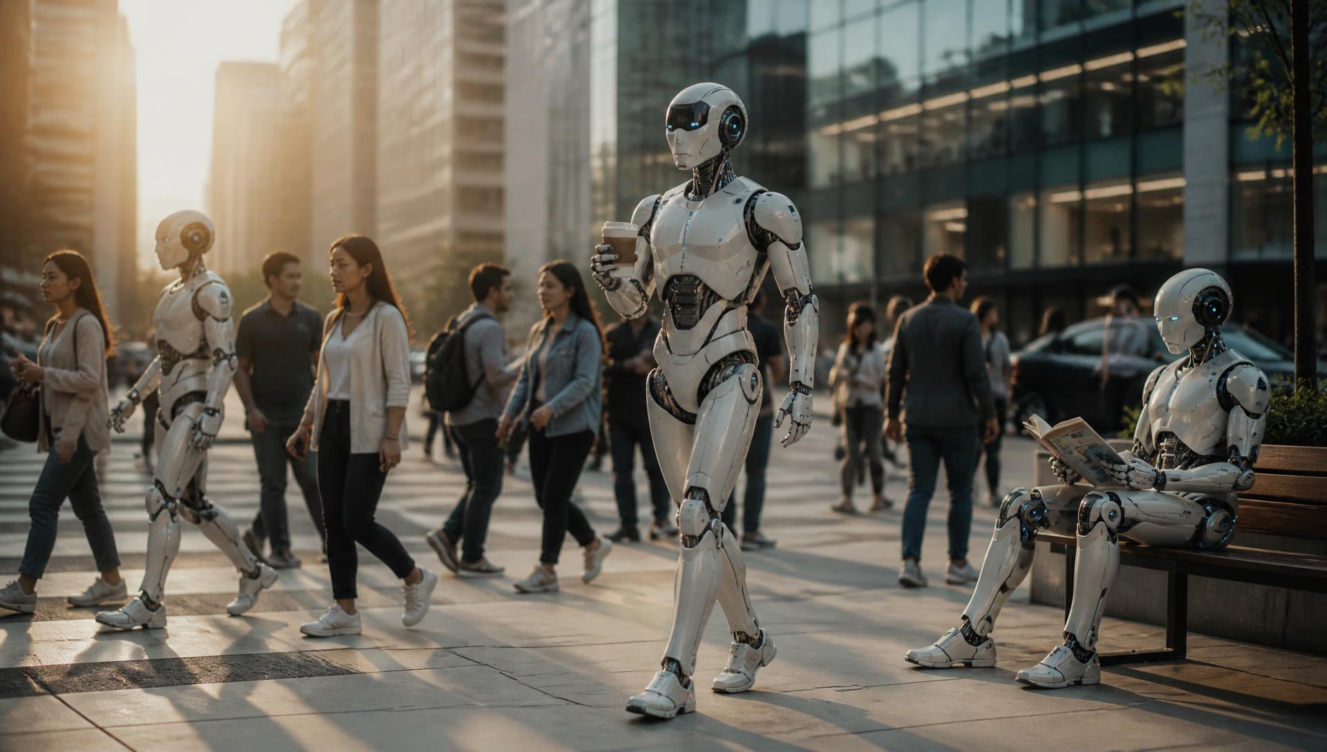 Robot humanoïde en situation réelle dans un environnement industriel